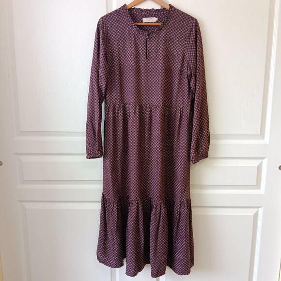 NEW Cream Women's Ultra Violet Geo CRVimma Dress - Kim Fit - Midi Dress Size 8 - Picture 16 of 16